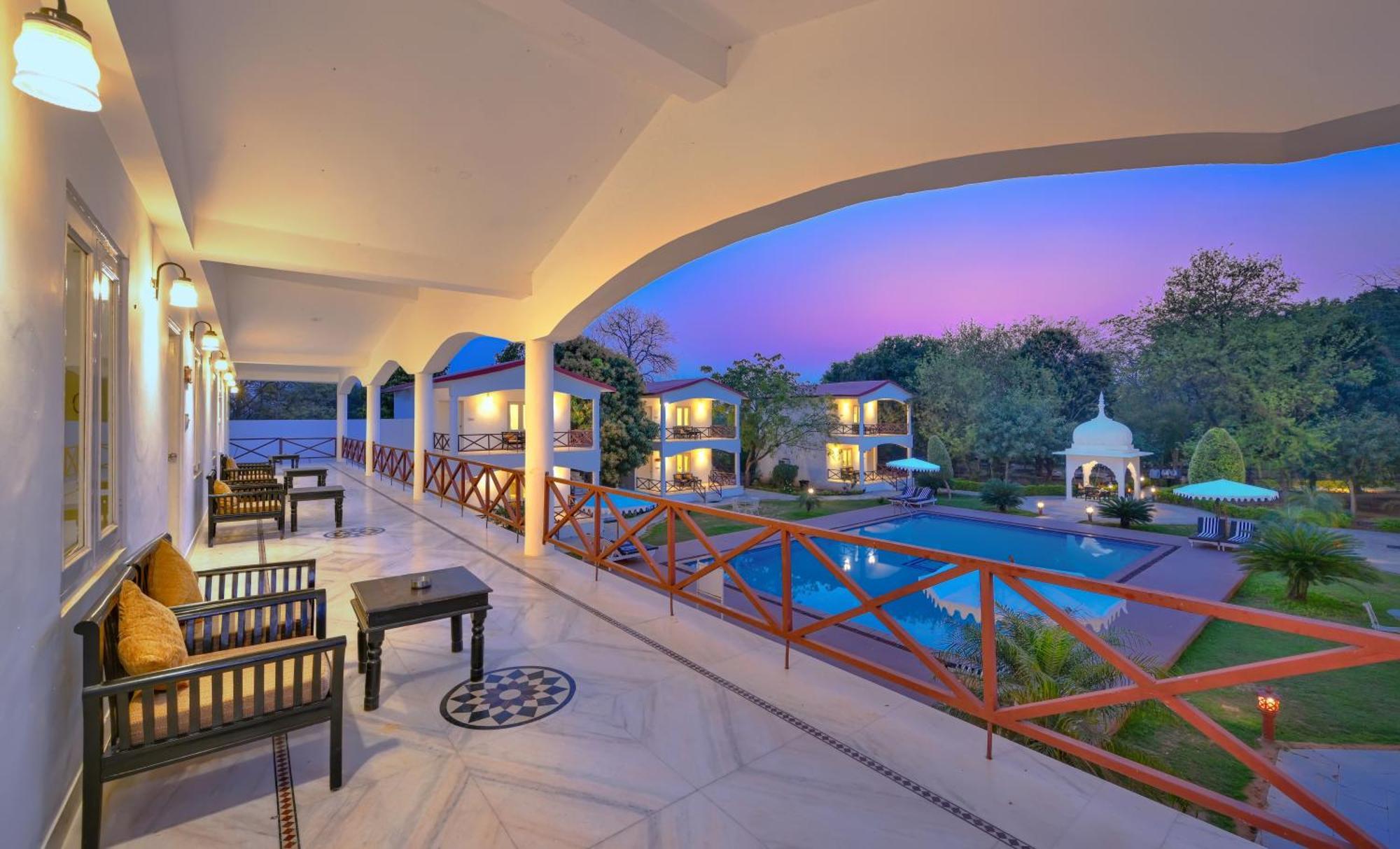 Tiger Den Resort Khilchīpur 外观 照片