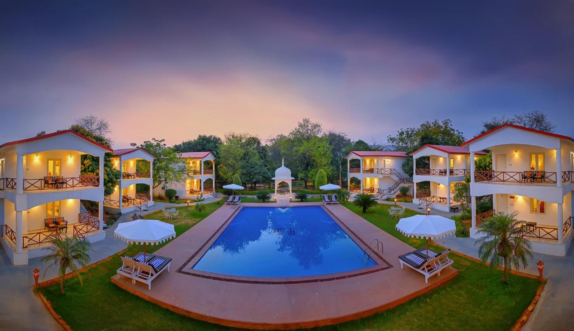 Tiger Den Resort Khilchīpur 外观 照片